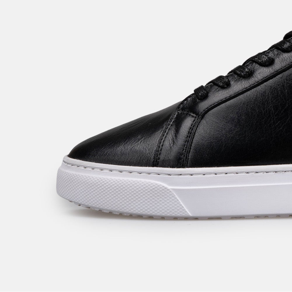 Volzak 3930 Basket en cuir Noir