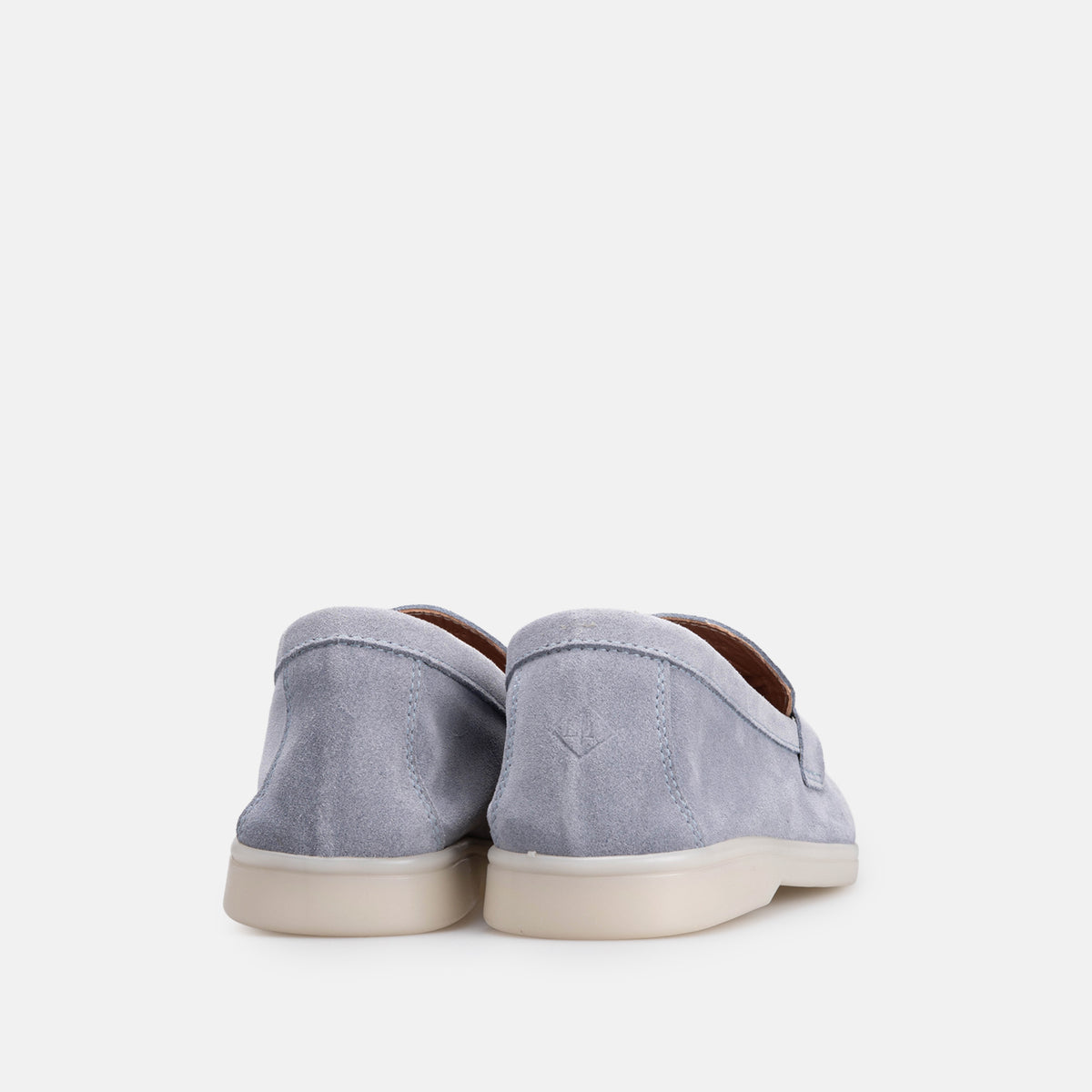 Volzak 32 mocassin en daim Bleu ciel
