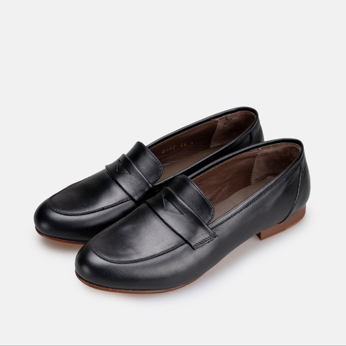 Volzak 3037 Black Leather Shoe