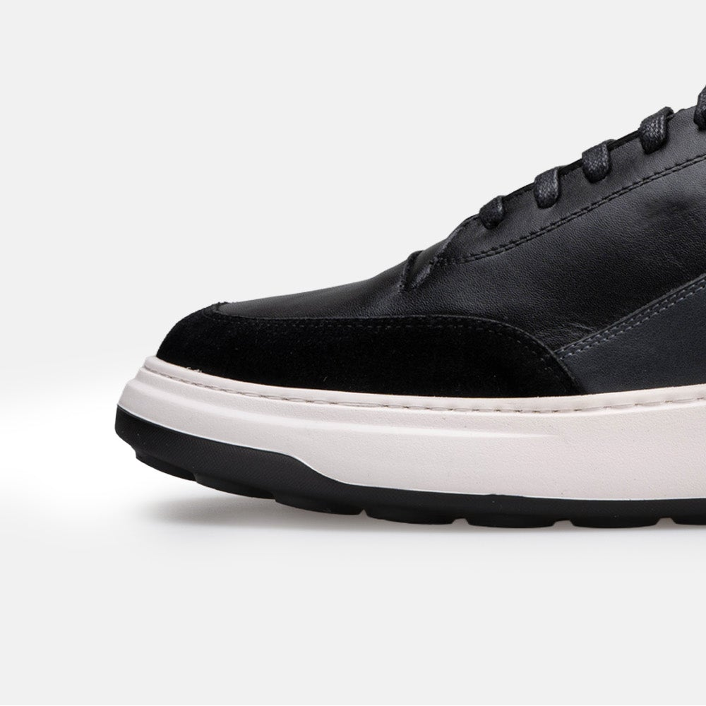 Volzak 6056 basket en cuir Noir