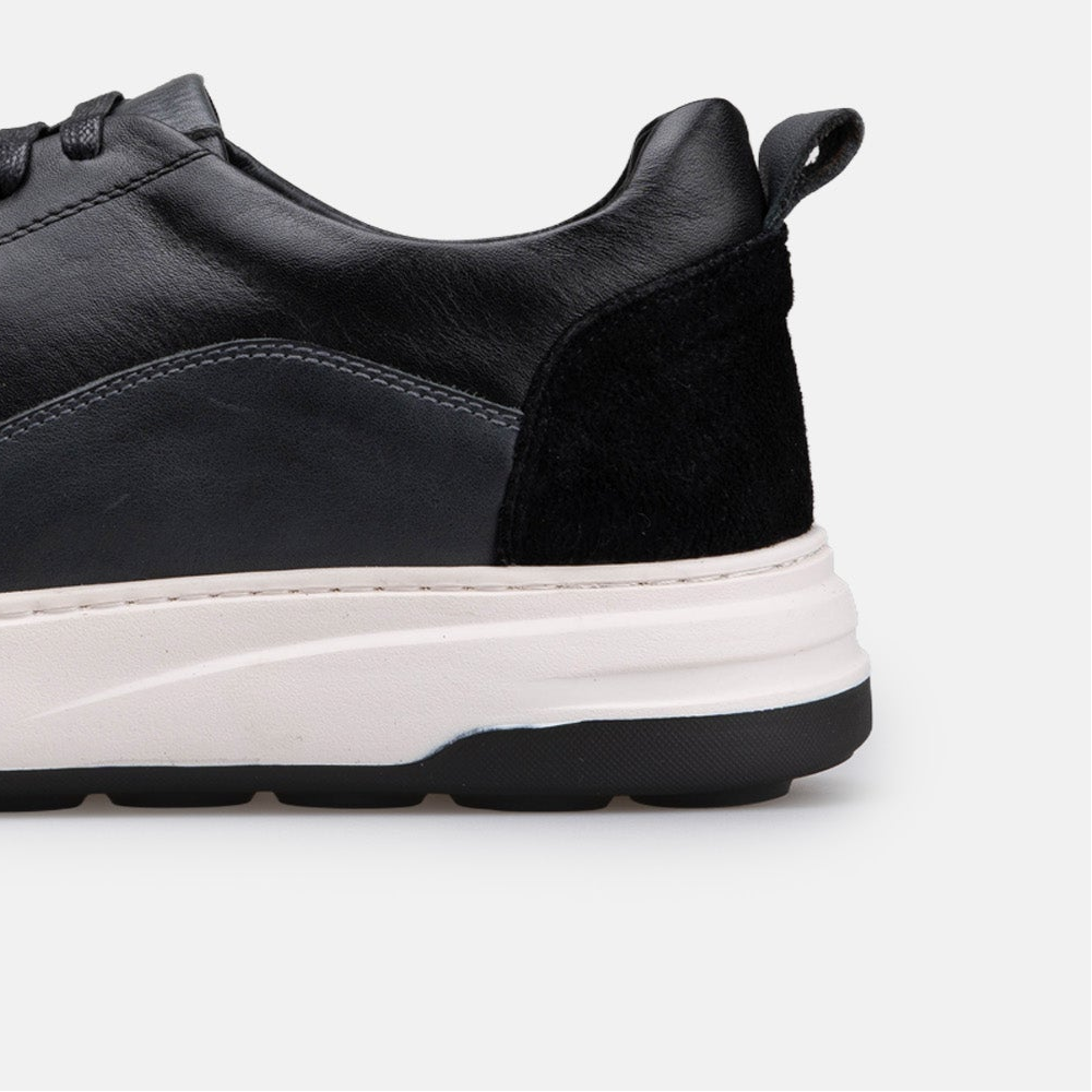 Volzak 6056 basket en cuir Noir