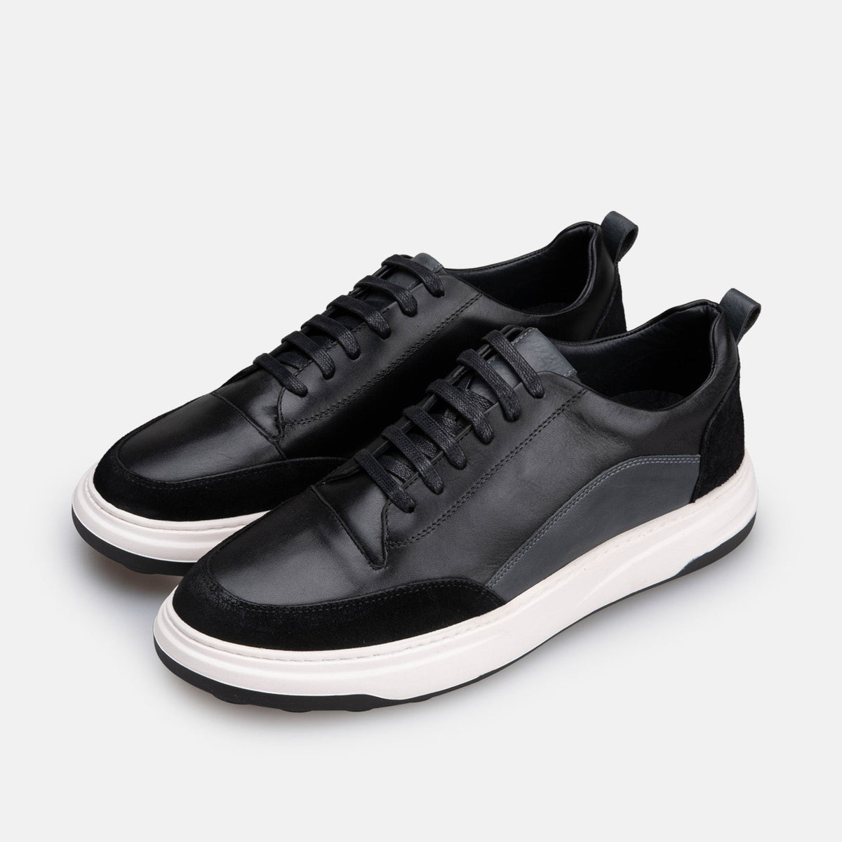 Volzak 6056 basket en cuir Noir