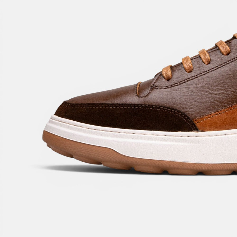 Volzak 6056 basket en cuir Marron