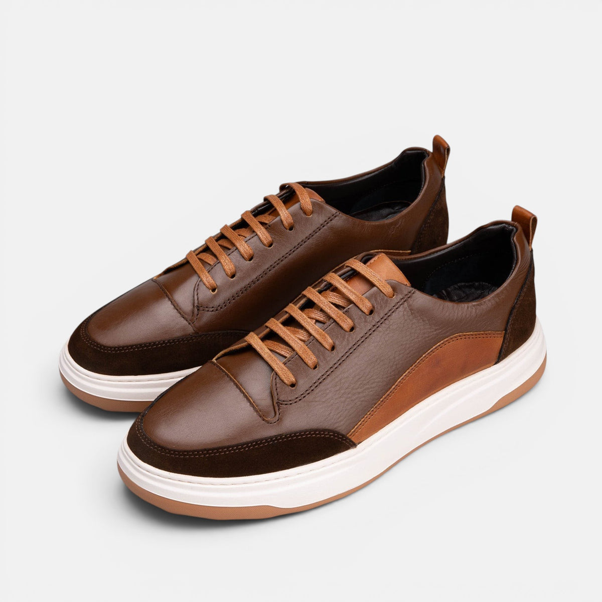 Volzak 6056 basket en cuir Marron
