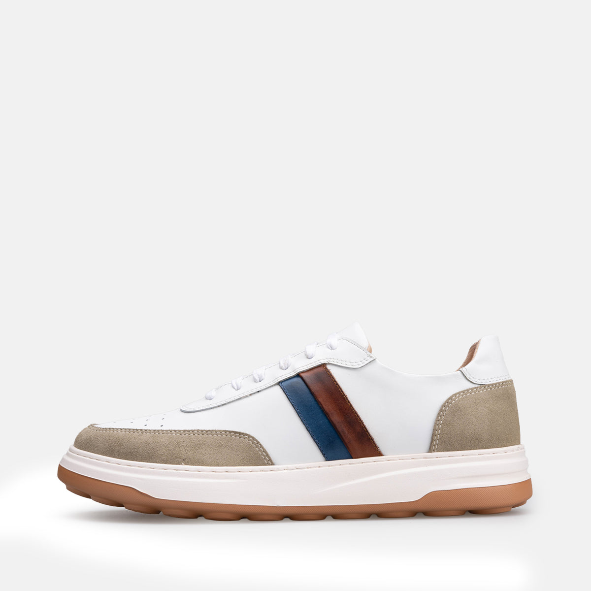 Volzak 7000 basket en cuir Blanc