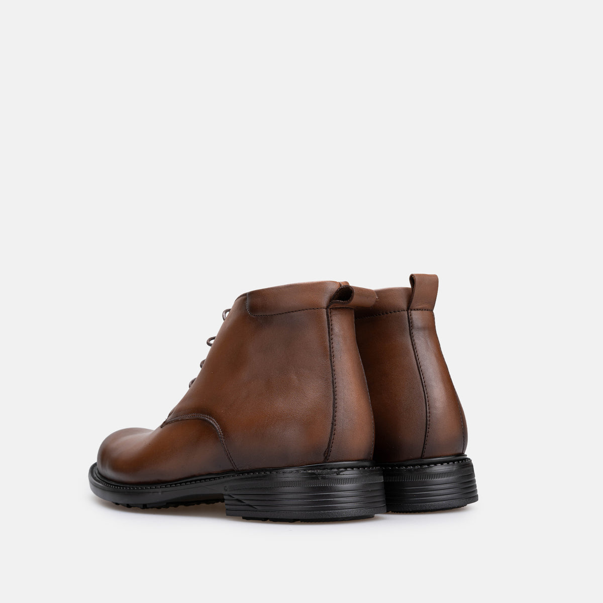 Volzak 5502 Bottine en cuir Marron Vintage