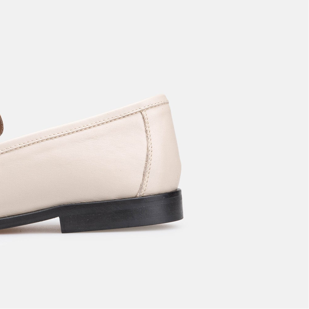 Volzak 128 Chaussure en cuir Beige