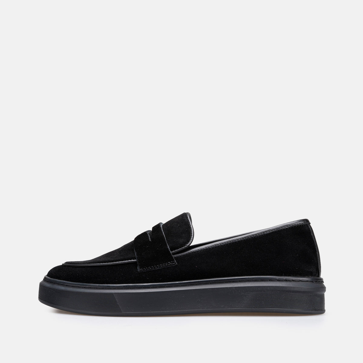 Volzak 2149 basket en daim Noir