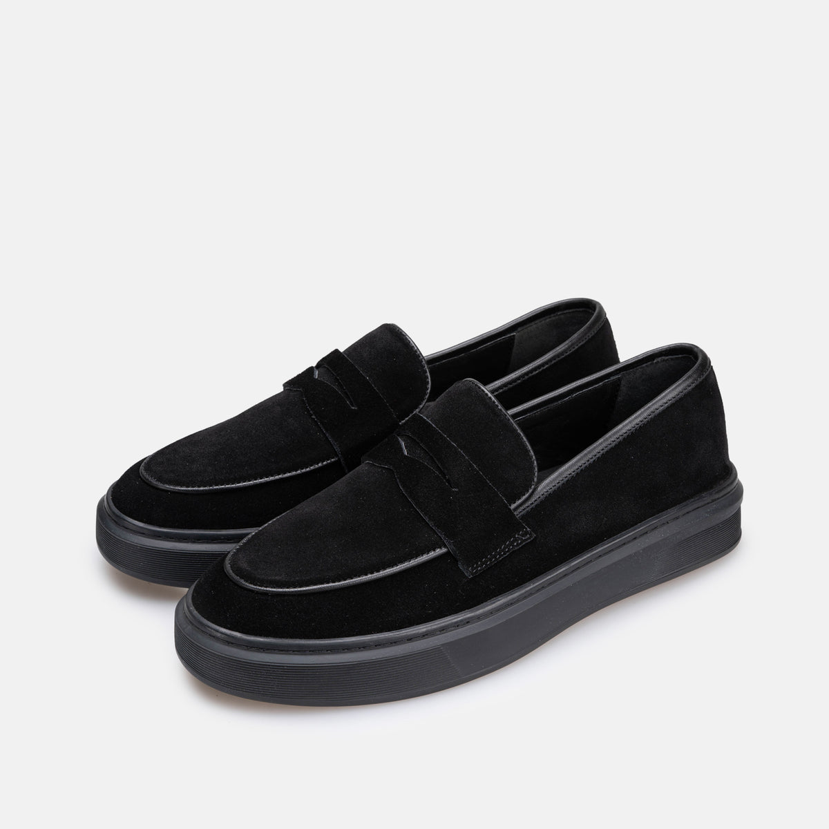 Volzak 2149 basket en daim Noir
