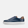 Volzak 7011 basket en cuir Bleu