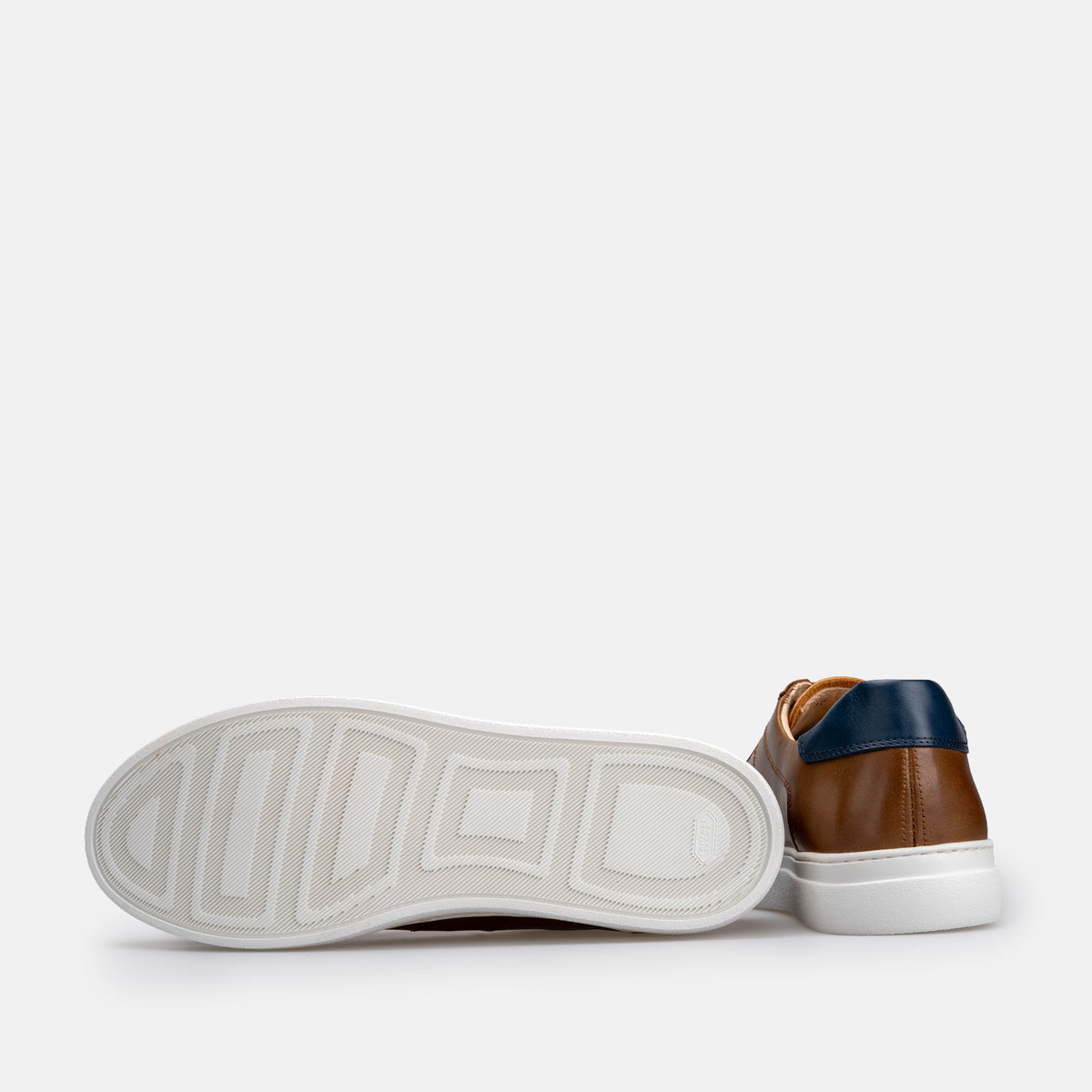 Volzak 7011 basket en cuir Marron Vert