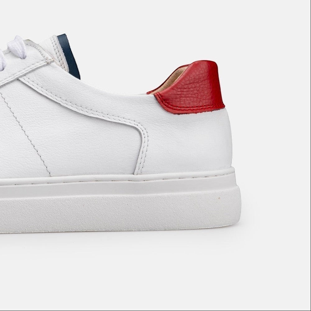 Volzak 7011 basket en cuir Blanc