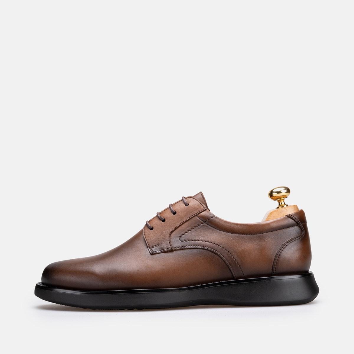 Volzak 5513 chaussure en cuir Marron Vintage
