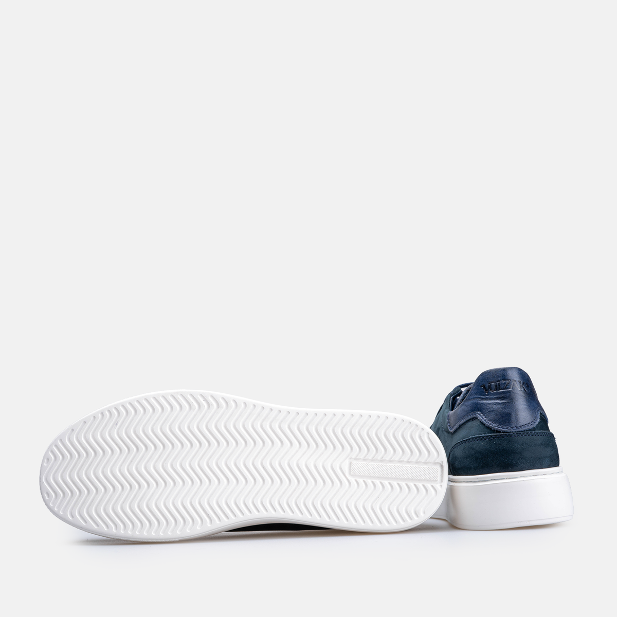 Volzak 7008 Basket en nubuck Bleu
