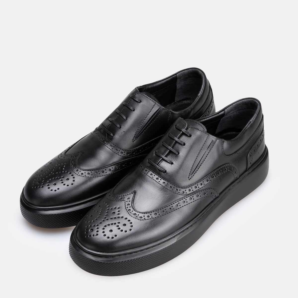 Volzak 326 Basket en cuir Noir