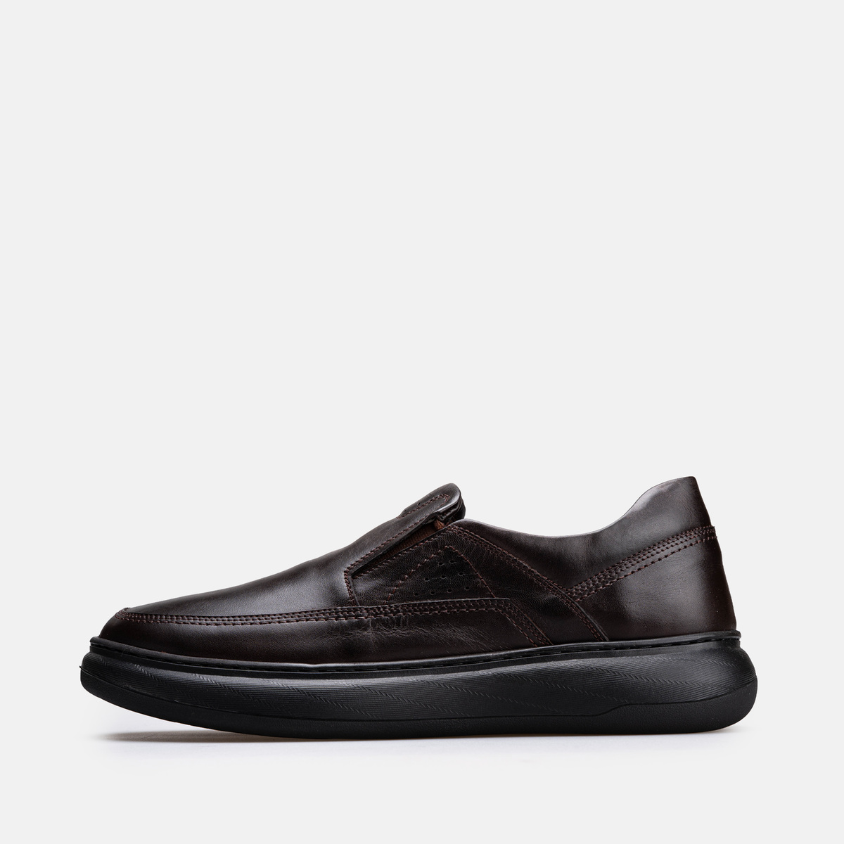 Volzak 3067 chaussure en cuir Marron Foncé