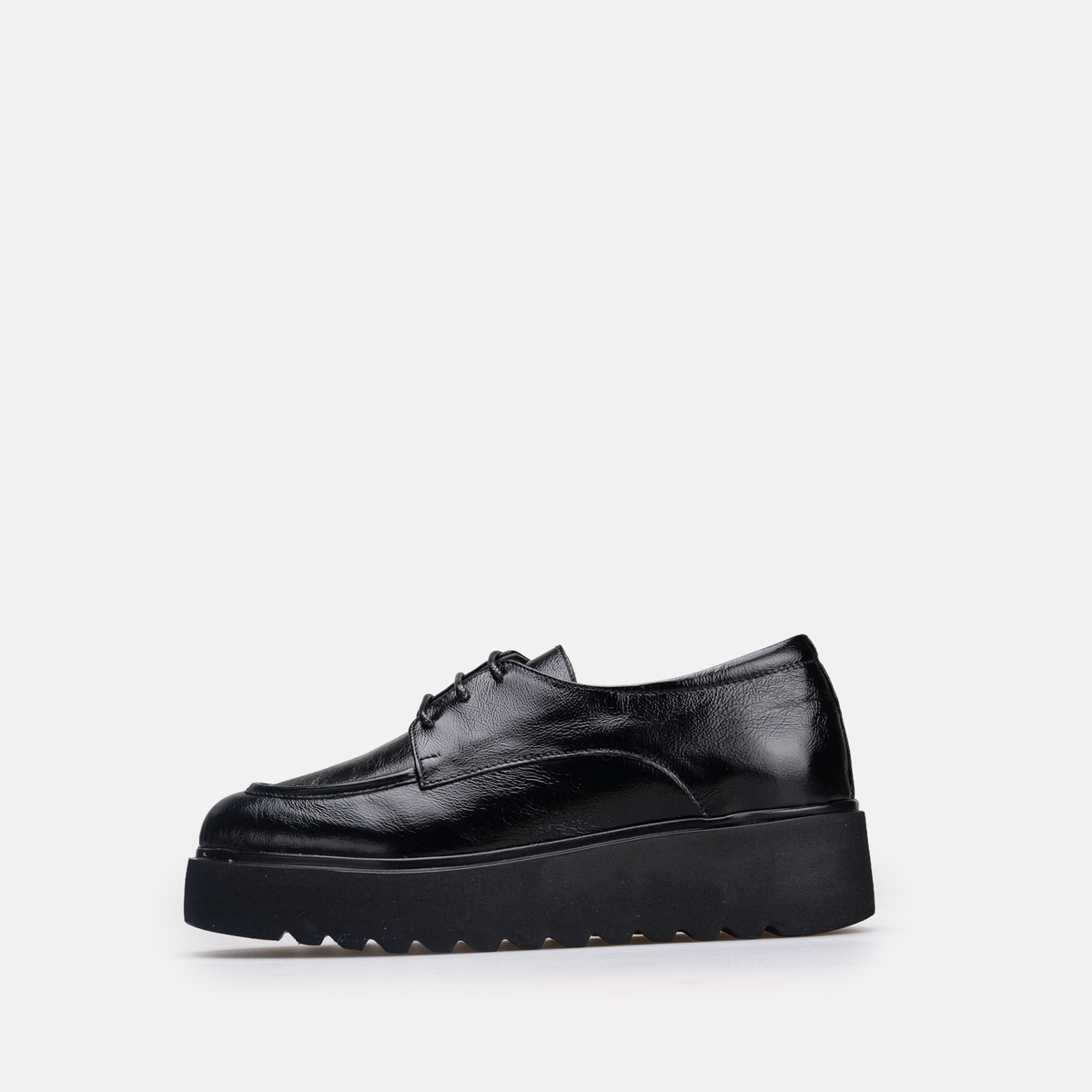 Volzak 4027 Chaussure en cuir Noir Vernis
