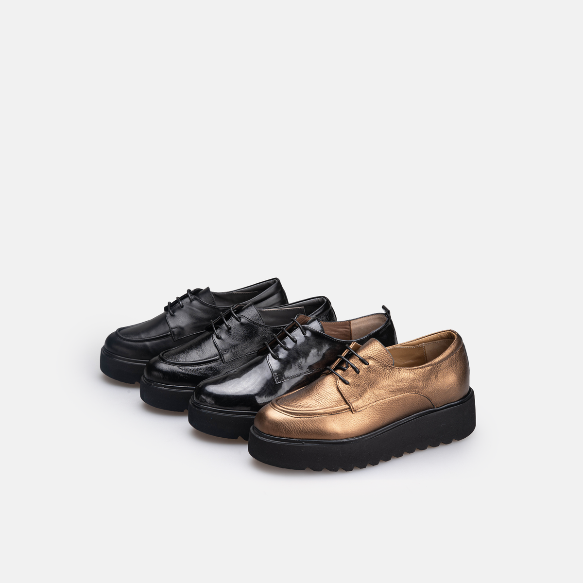Volzak 4027 Chaussure en cuir Noir