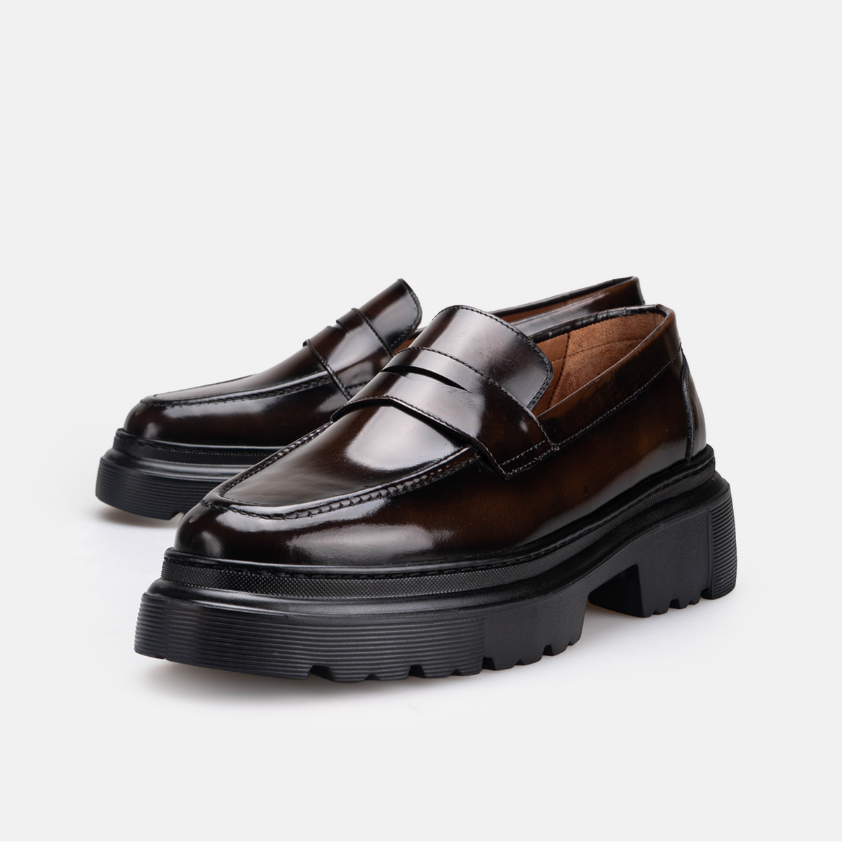 Volzak 5530 chaussure en cuir Marron Démasquable