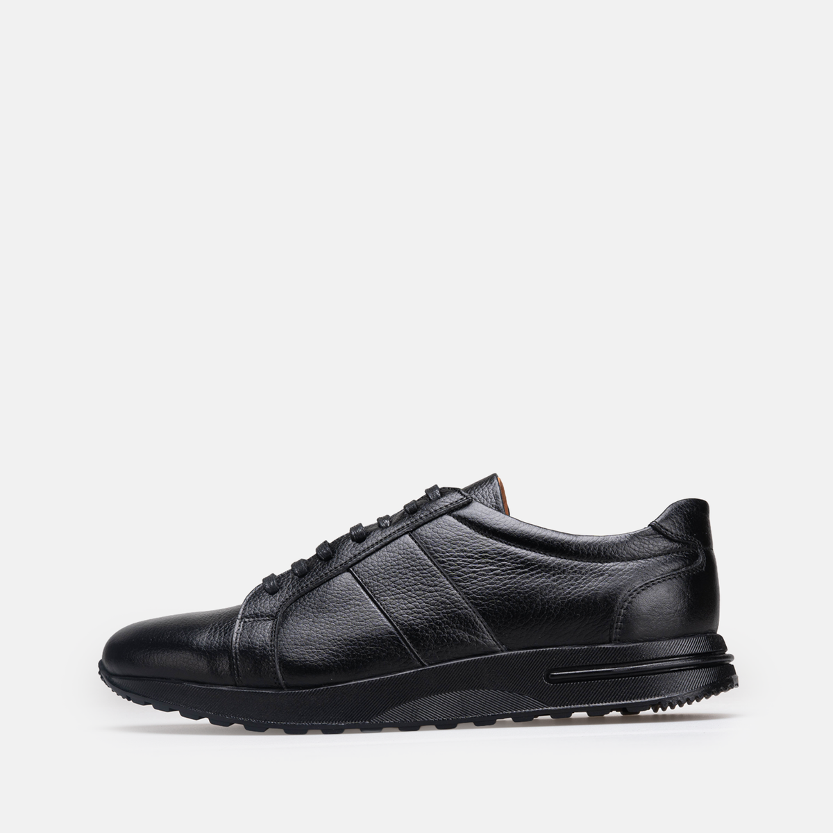 Volzak 5525 basket en cuir Noir Grainé