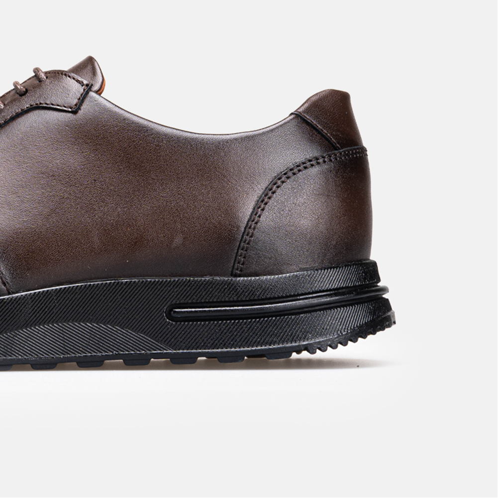 Volzak 5524 basket en cuir Marron