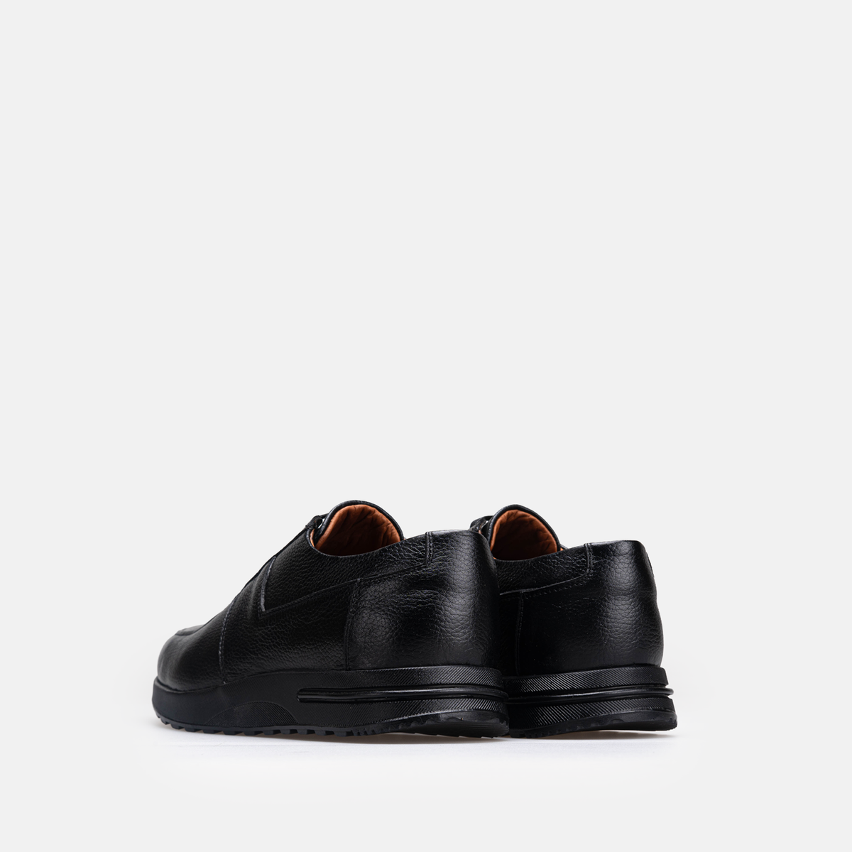 Volzak 5527 basket en cuir Noir Grainé