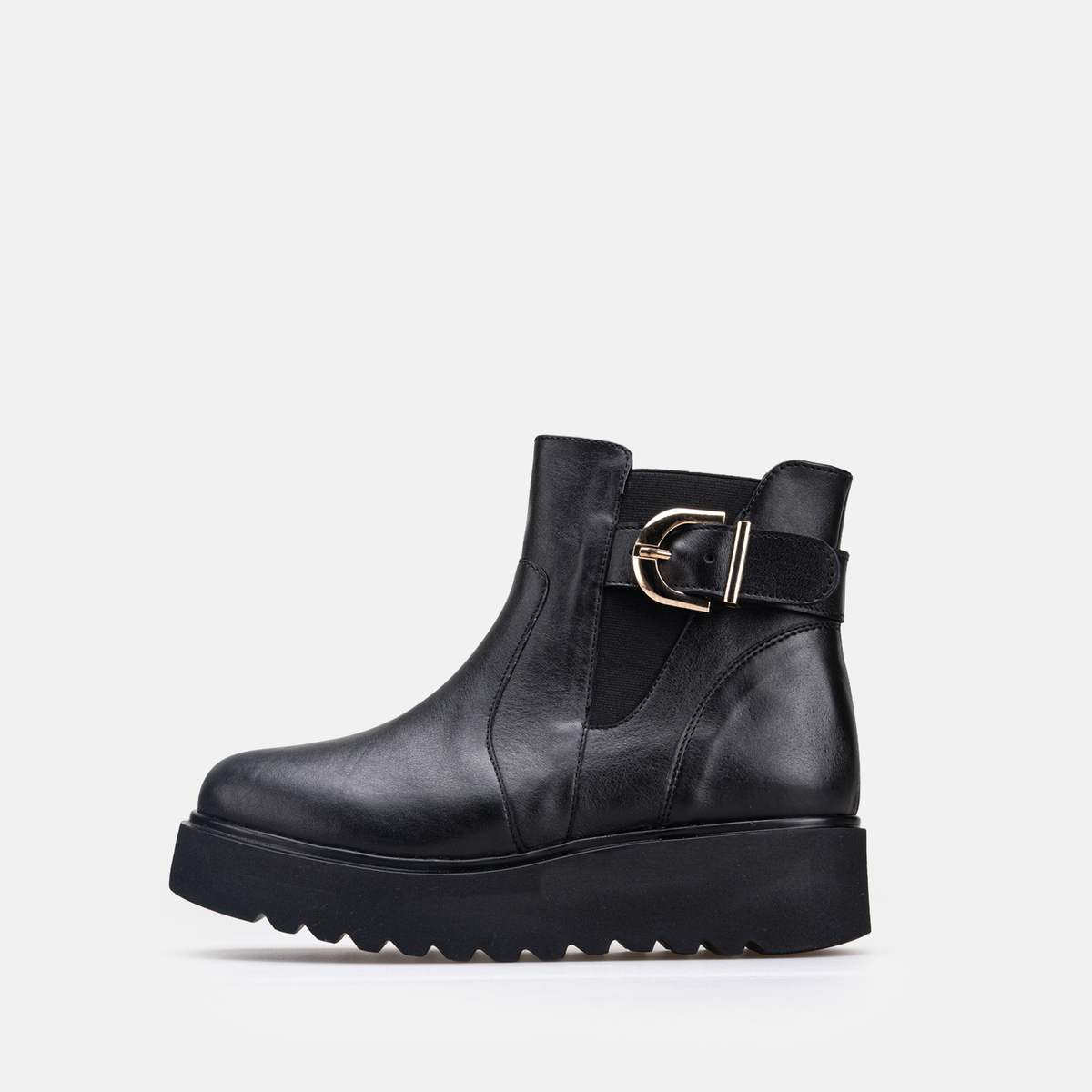 Volzak 3012 Bottine en cuir Noir