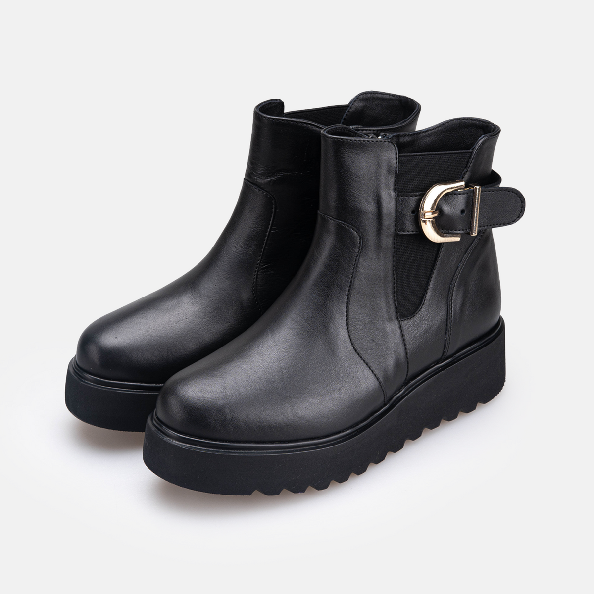 Volzak 3012 Bottine en cuir Noir