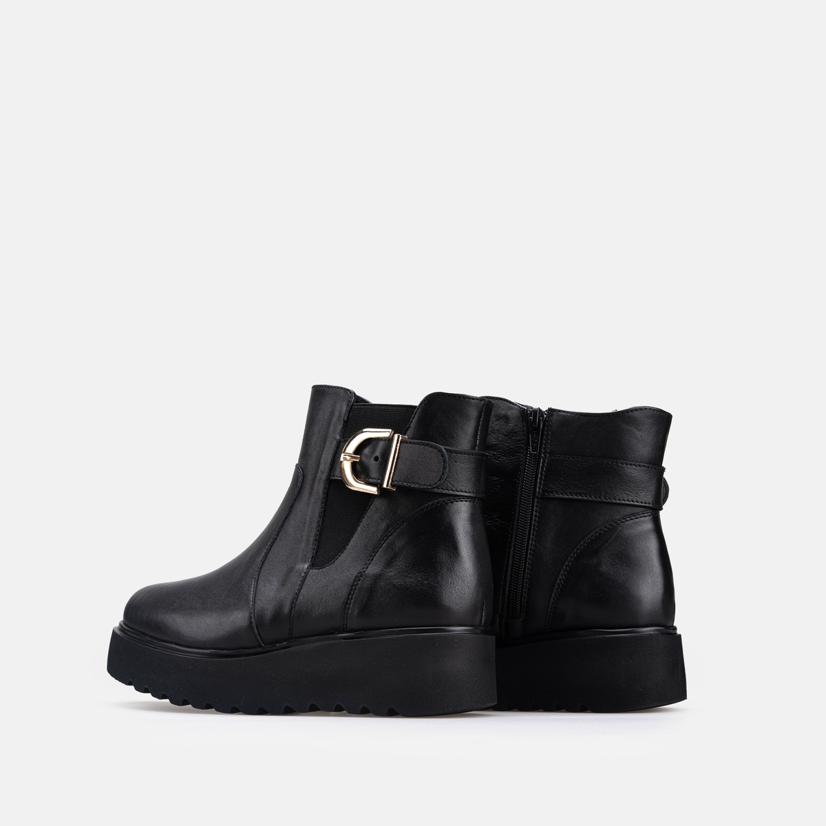 Volzak 3012 Bottine en cuir Noir