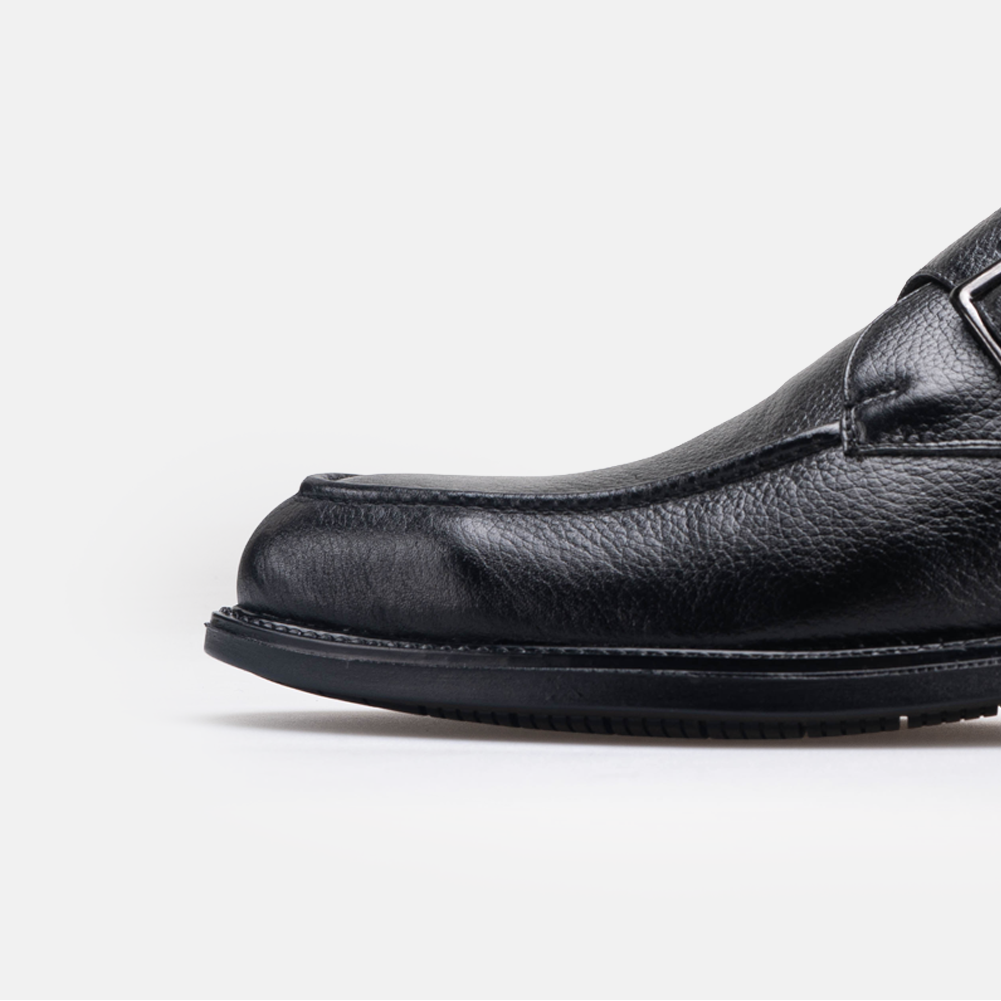 Volzak 5536 chaussure en cuir Noir Grainé