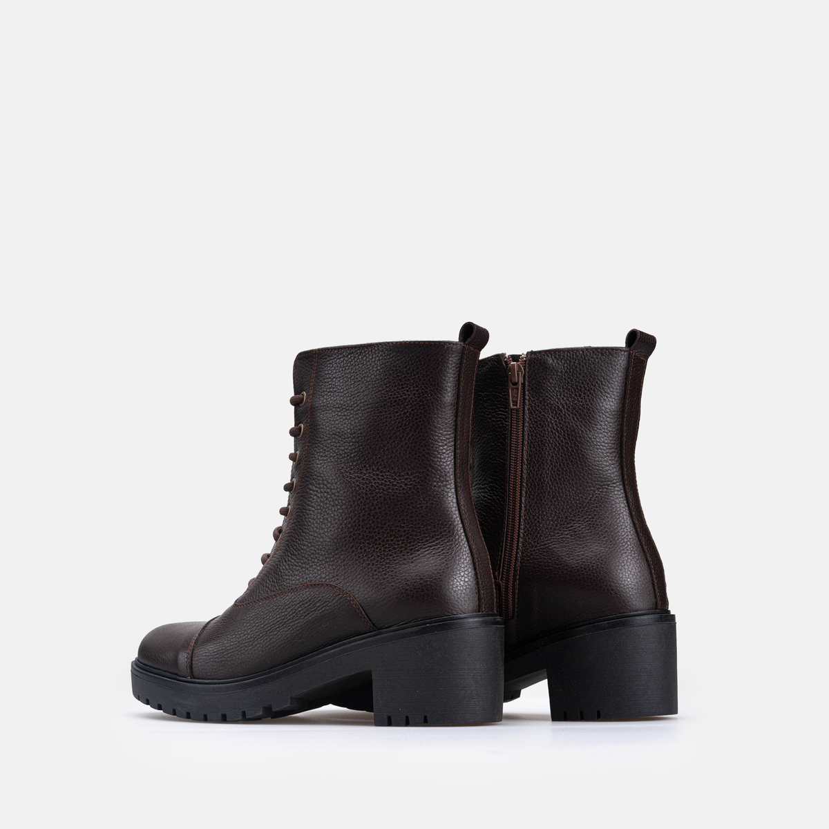 Volzak 4088 Bottine en cuir Marron Foncé