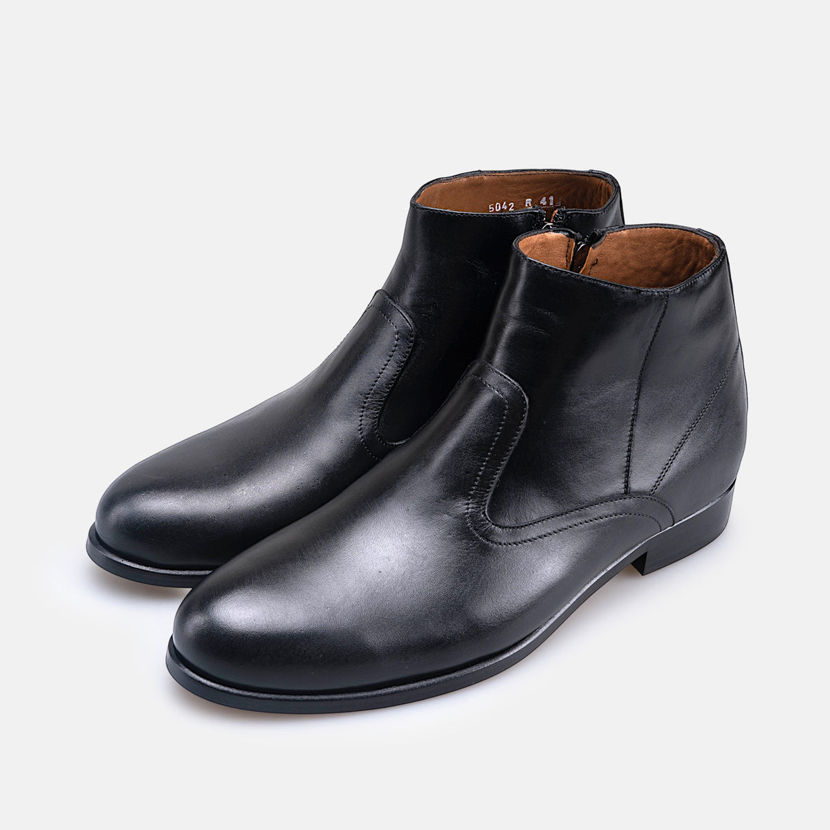 Volzak 5542 Bottine en cuir Noir