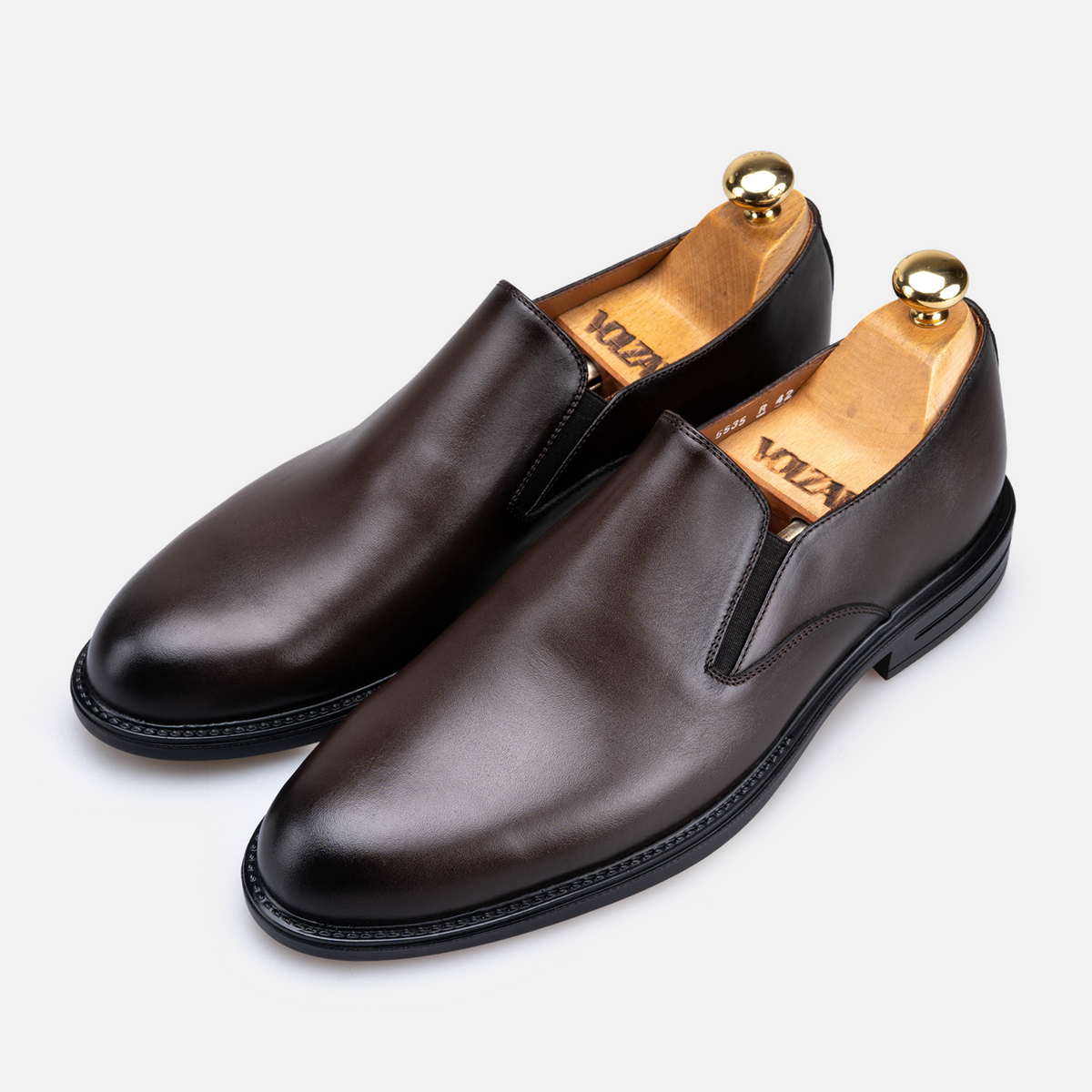 Volzak 5535 chaussure en cuir Marron