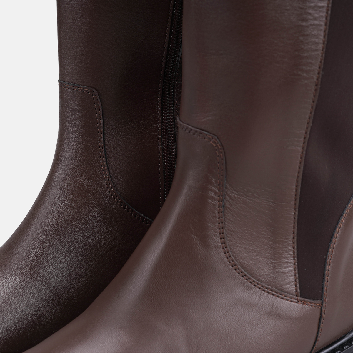 Volzak 4051 Botte genouillère en cuir Marron