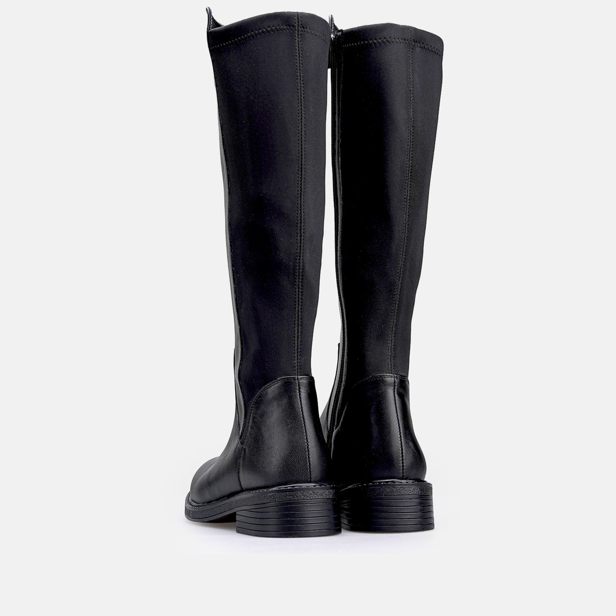 Volzak 4051 Botte genouillère en cuir Noir