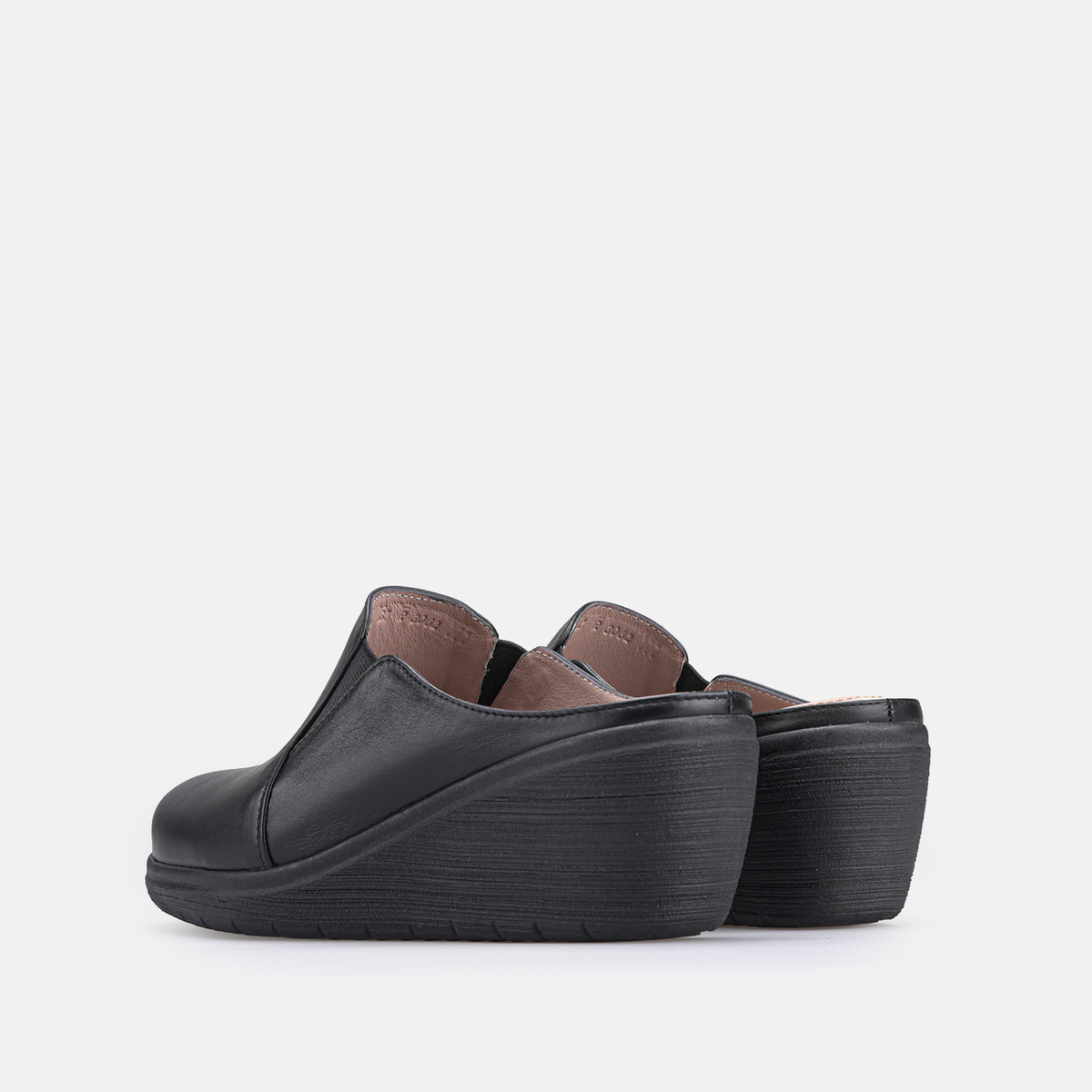 Volzak 2062 Sabot en cuir Noir