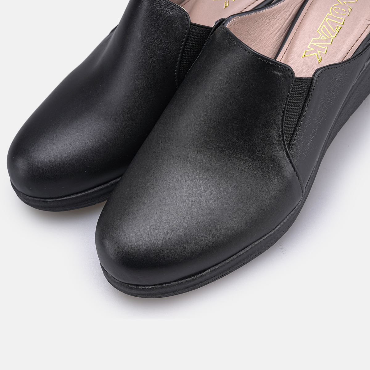 Volzak 2062 Sabot en cuir Noir