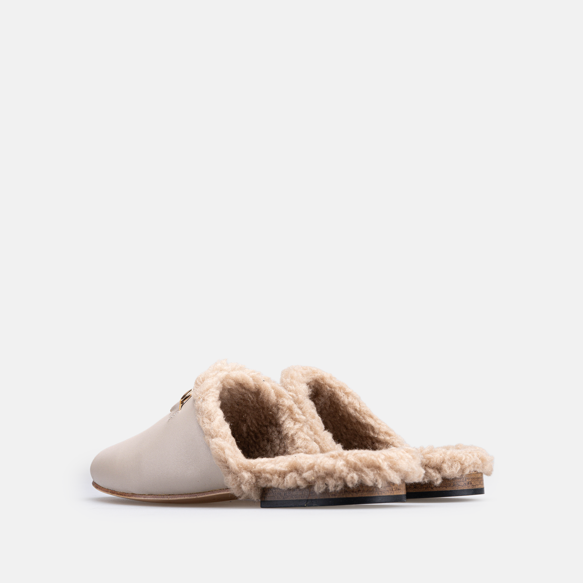Volzak 4053 Mule en cuir Beige