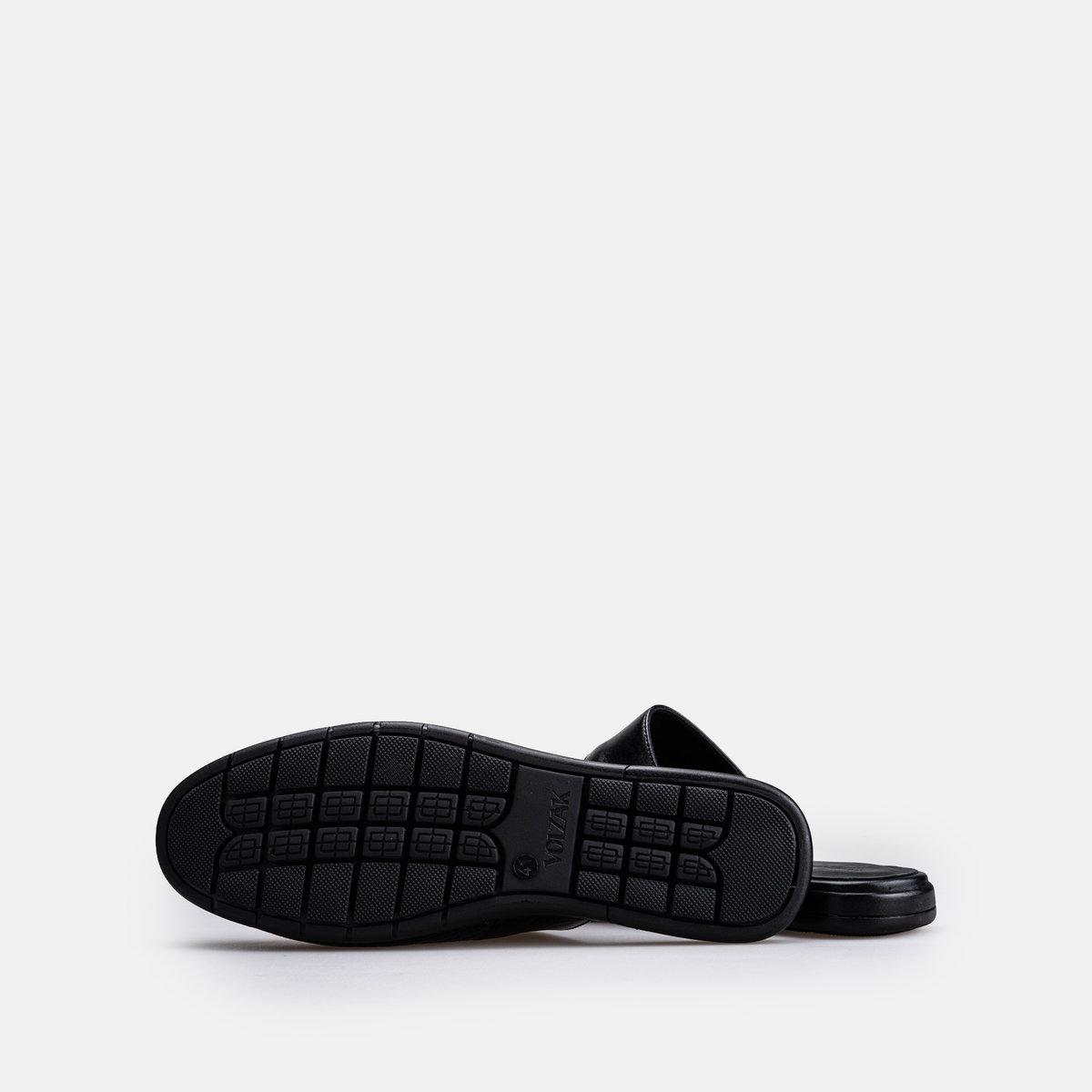 Volzak 5605 Mule en cuir Noir