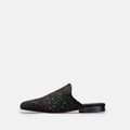 Volzak 3111 Mule en cuir Noir Multicouleur Édition limitée
