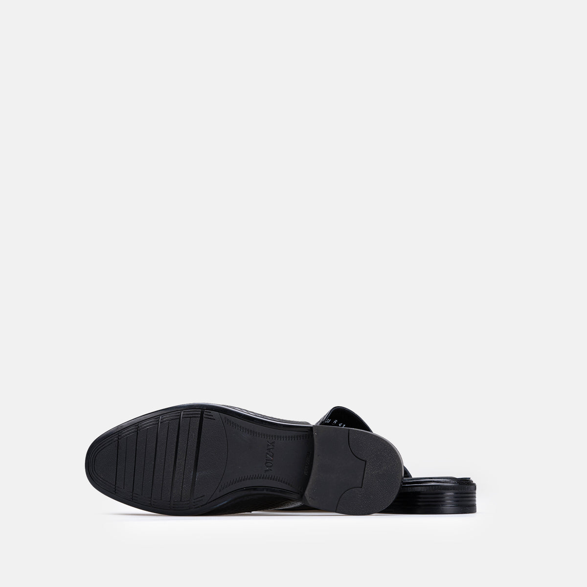 Volzak 5603 Mule en cuir Noir Croco