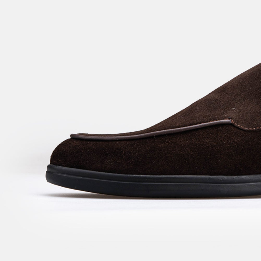 Volzak 5606 Mule en daim Marron