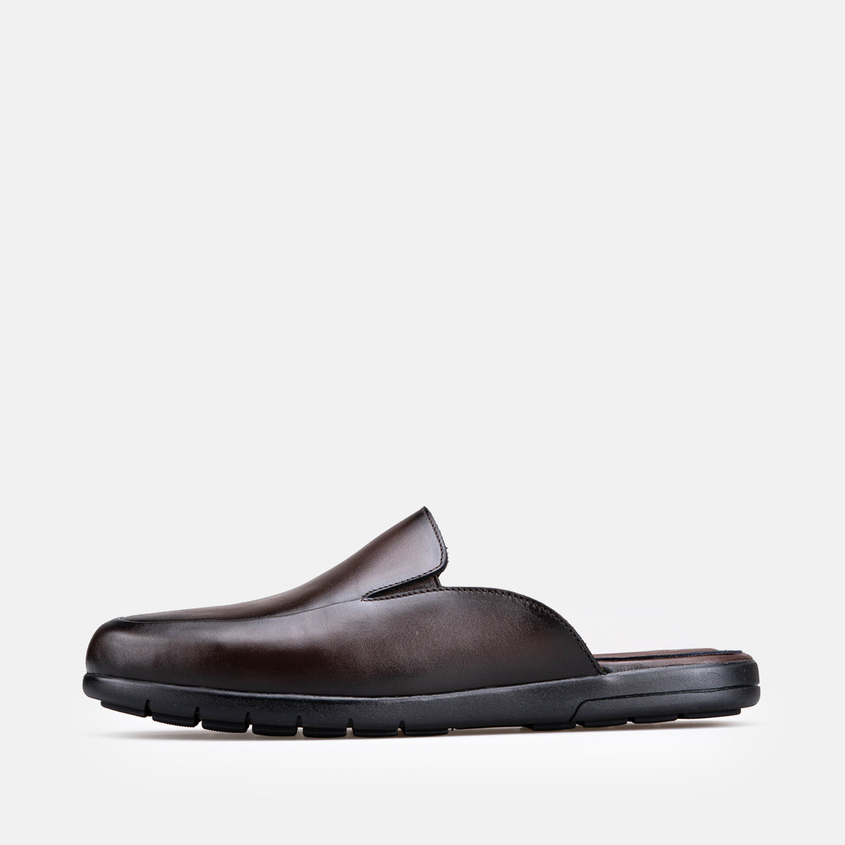 Volzak 5601 Mule en cuir Marron