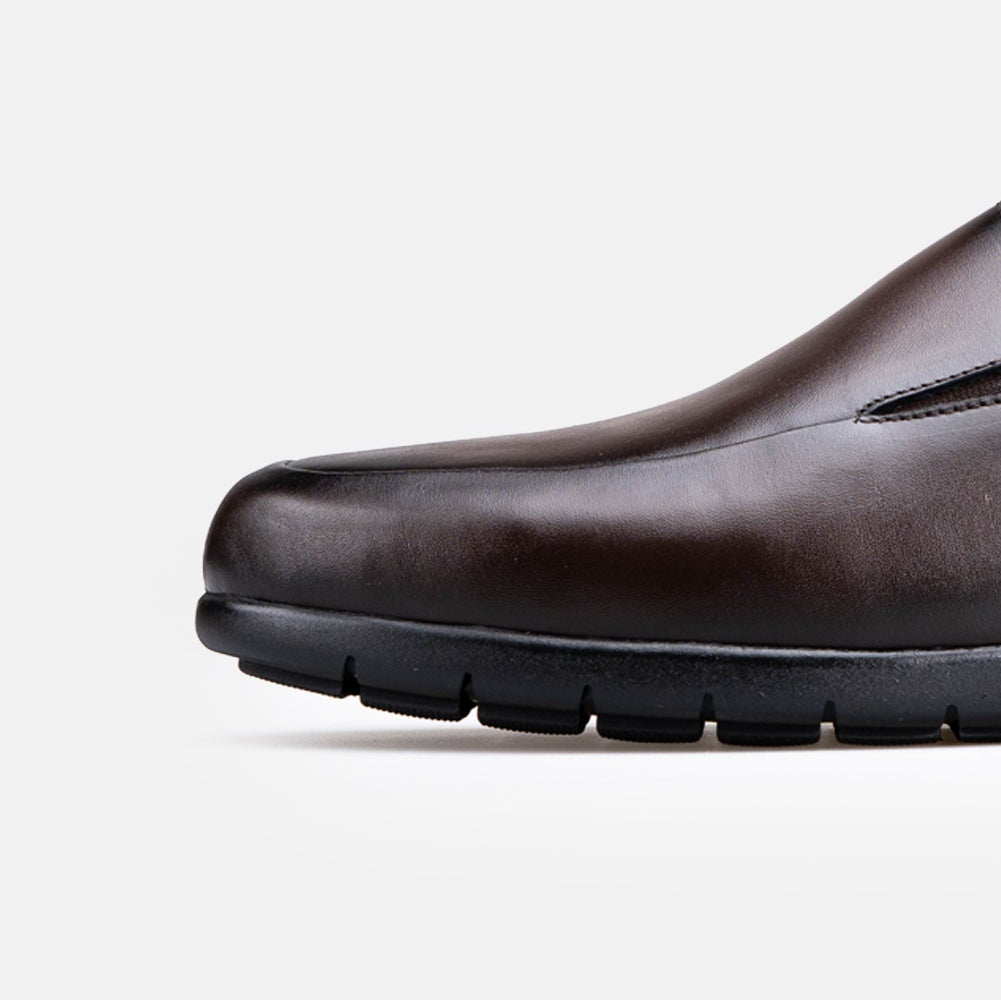Volzak 5601 Mule en cuir Marron