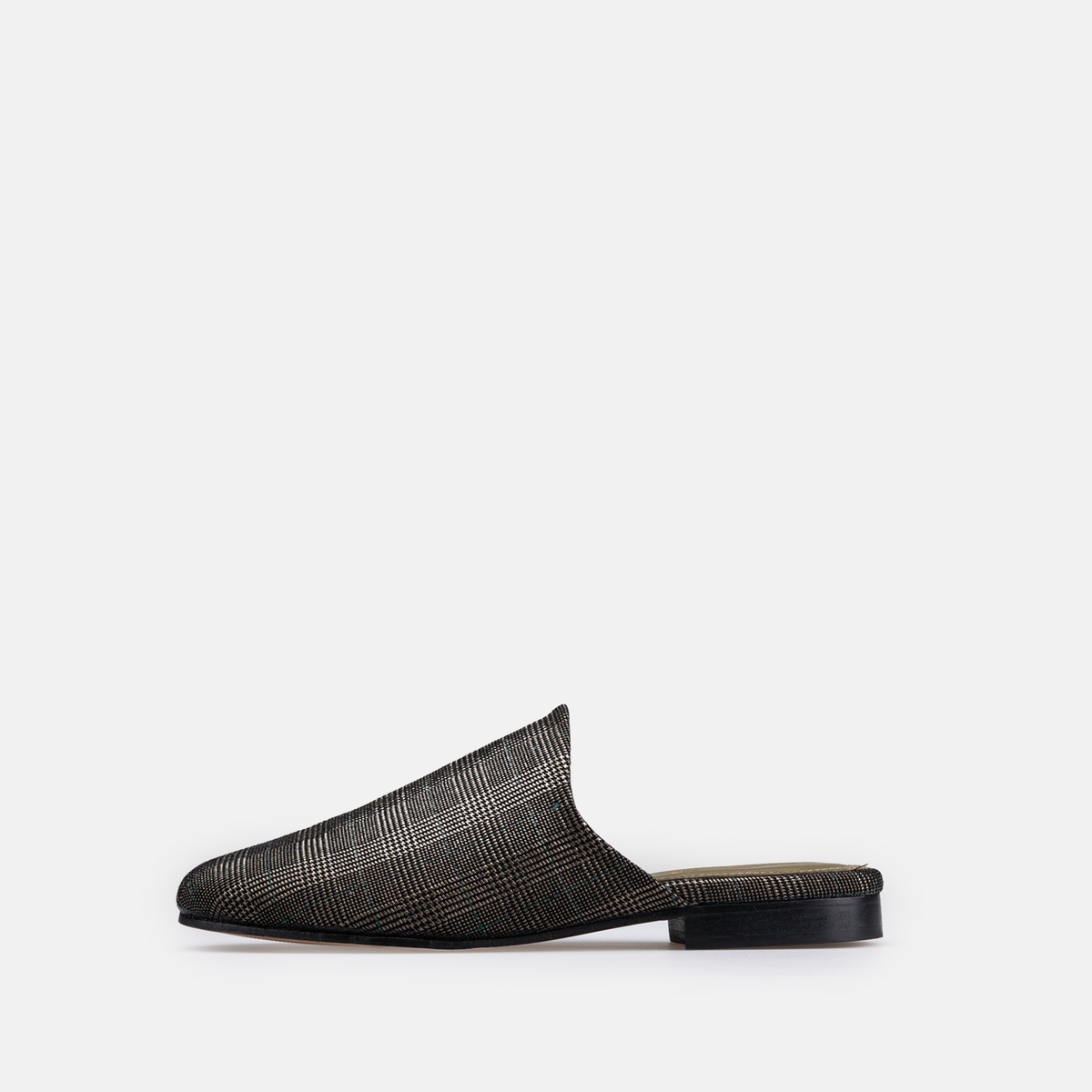Volzak 3111 Mule en cuir Noir Bronze Édition limitée