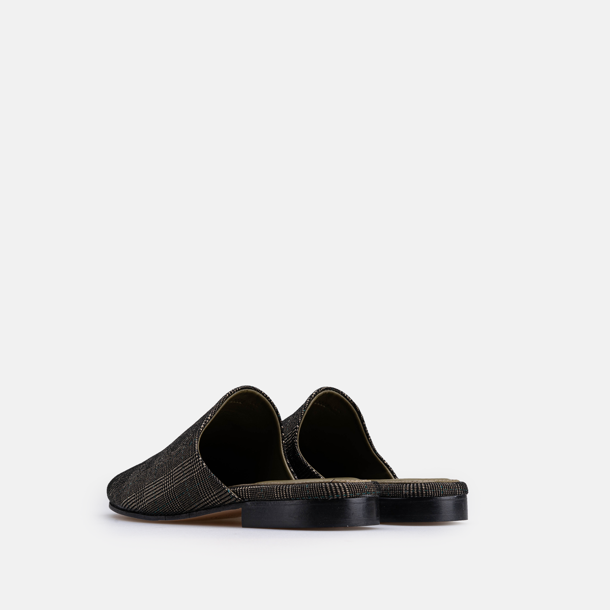 Volzak 3111 Mule en cuir Noir Bronze Édition limitée
