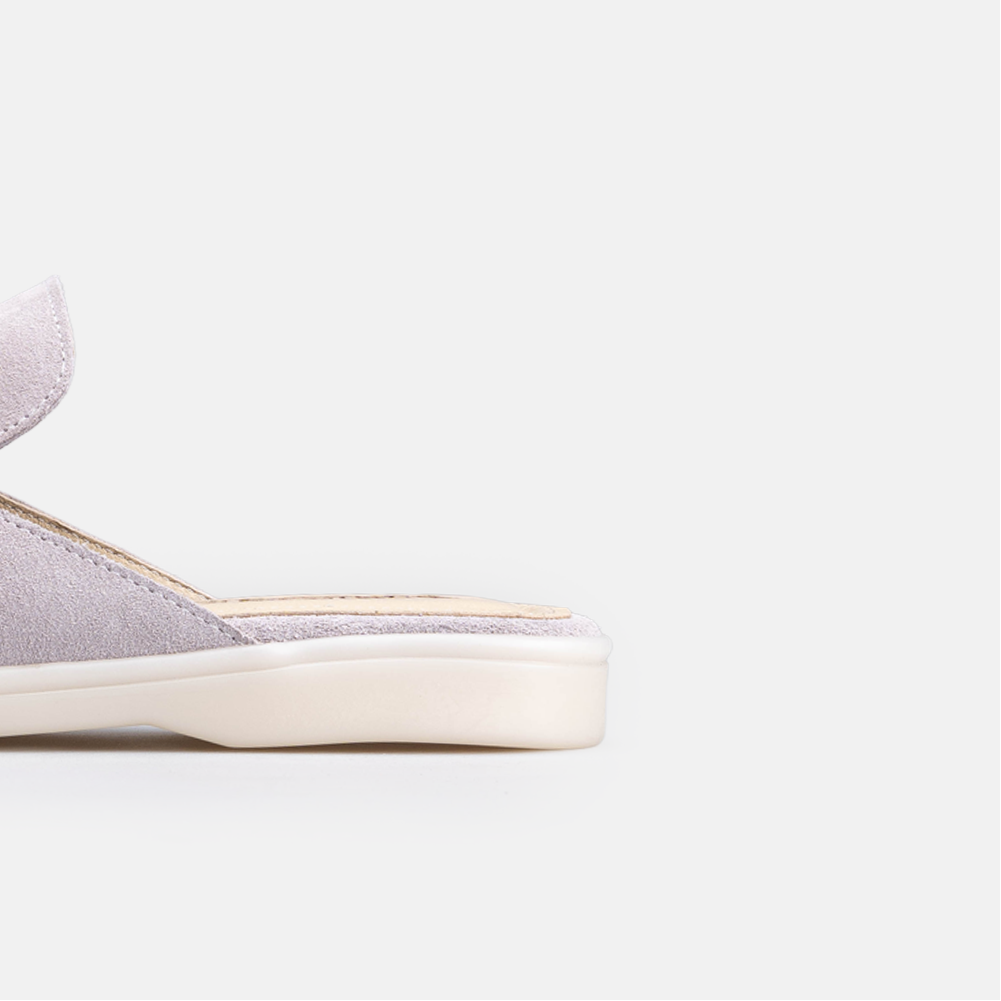 Volzak 0777 Mule en daim Gris