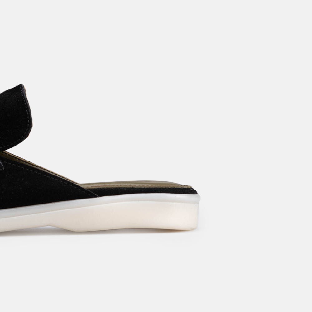 Volzak 0777 s Mule en daim Noir