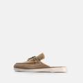 Volzak 0777 Mule en daim Vert  Olive