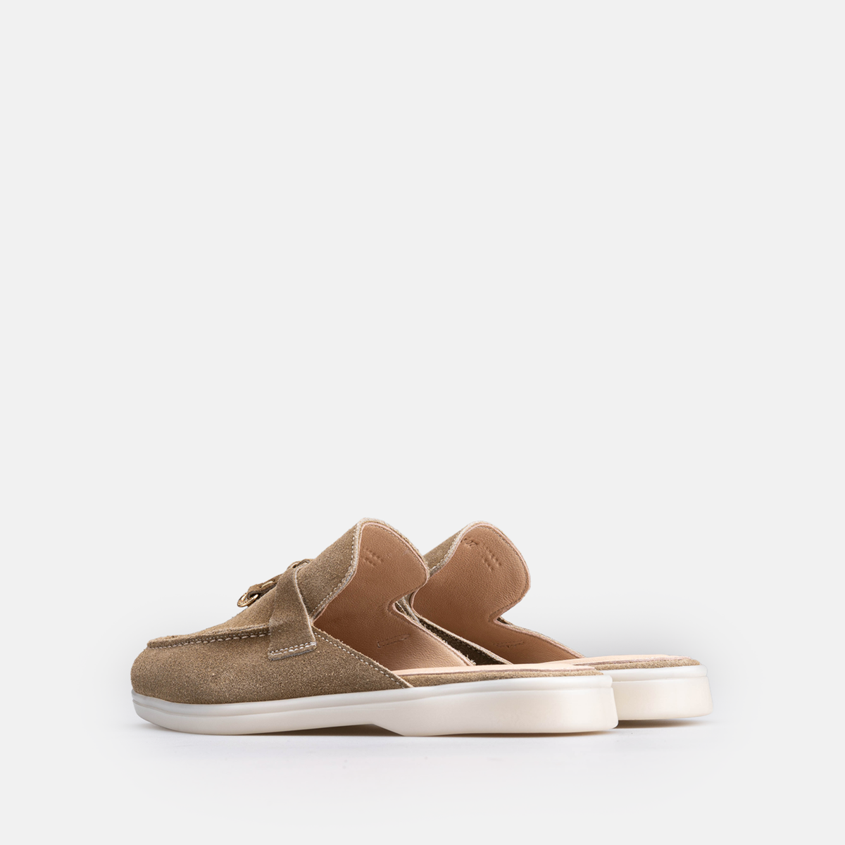 Volzak 0777 Mule en daim Vert  Olive